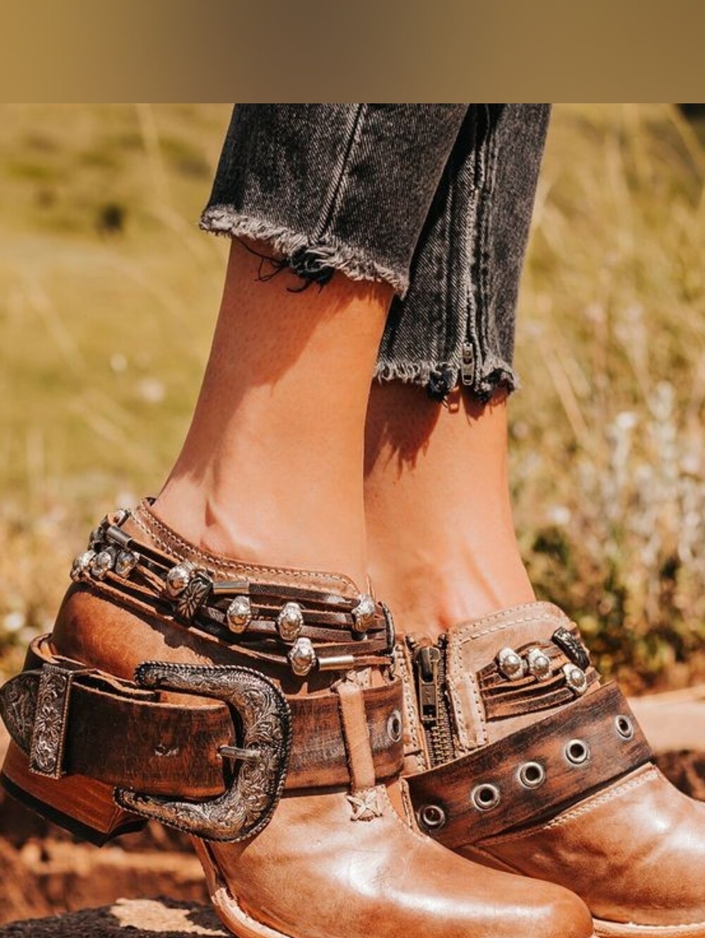 Freebird Saloon Booties SZ 10